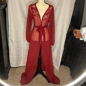 💸 Red Long kimono